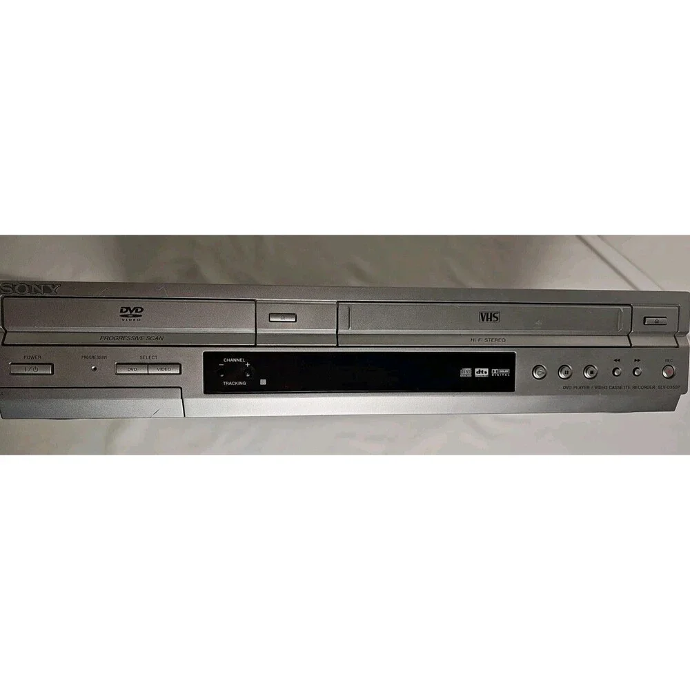 Sony SLV-D350P DVD VHS Combo Player Hi-Fi VCR Tested Working No Remote